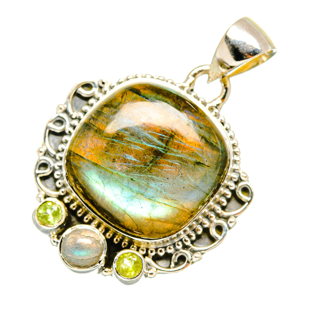 Labradorite Pendants handcrafted by Ana Silver Co - PD7316