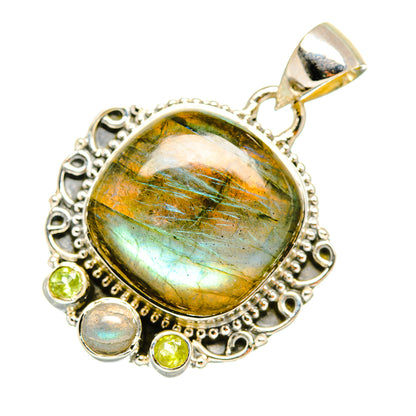 Labradorite Pendants handcrafted by Ana Silver Co - PD7316