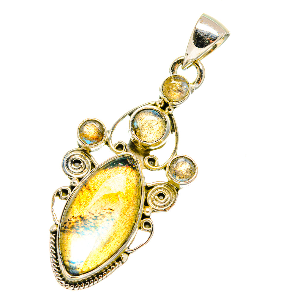 Labradorite Pendants handcrafted by Ana Silver Co - PD7319