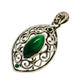 Malachite Pendants handcrafted by Ana Silver Co - PD732092