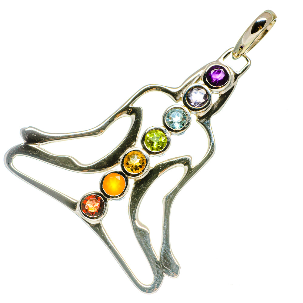 Multi-Stone Chakra Pendants handcrafted by Ana Silver Co - PD732172