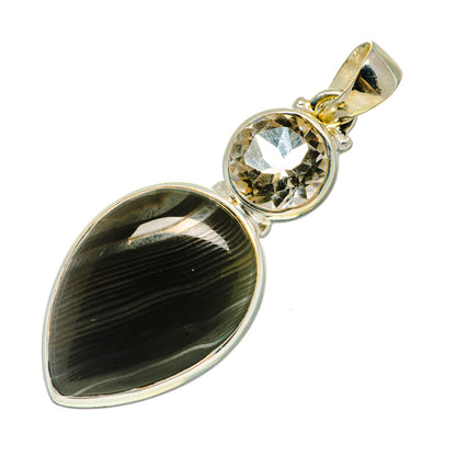 Psilomelane Pendants handcrafted by Ana Silver Co - PD732181
