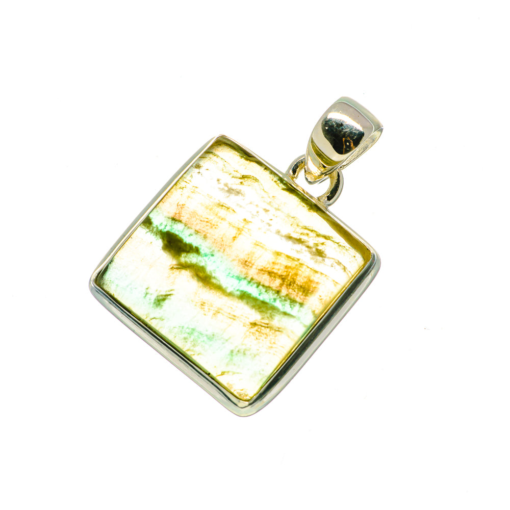 Green Fluorite Pendants handcrafted by Ana Silver Co - PD732317