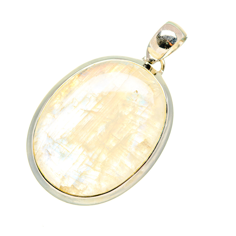 Rainbow Moonstone Pendants handcrafted by Ana Silver Co - PD7324