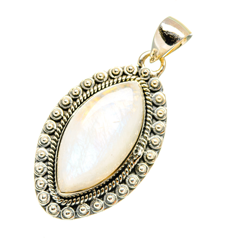 Rainbow Moonstone Pendants handcrafted by Ana Silver Co - PD7325