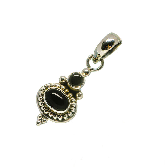 Black Onyx Pendants handcrafted by Ana Silver Co - PD732506