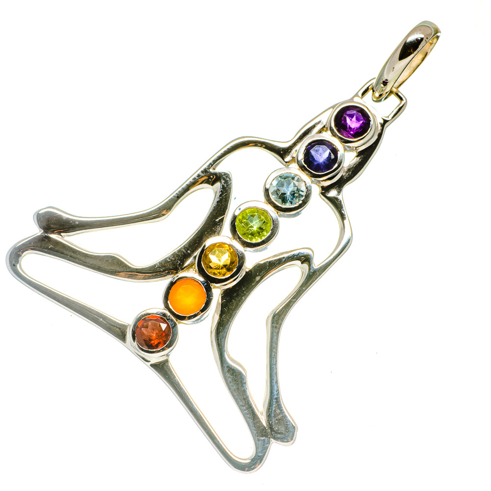 Multi-Stone Chakra Pendants handcrafted by Ana Silver Co - PD732652