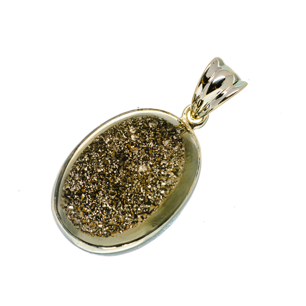 Metallic Druzy Pendants handcrafted by Ana Silver Co - PD732655