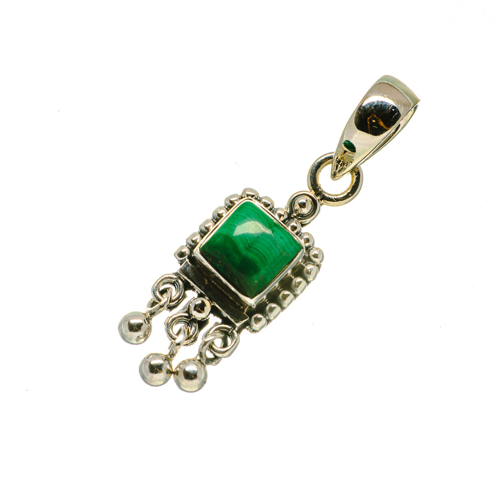 Malachite Pendants handcrafted by Ana Silver Co - PD732895