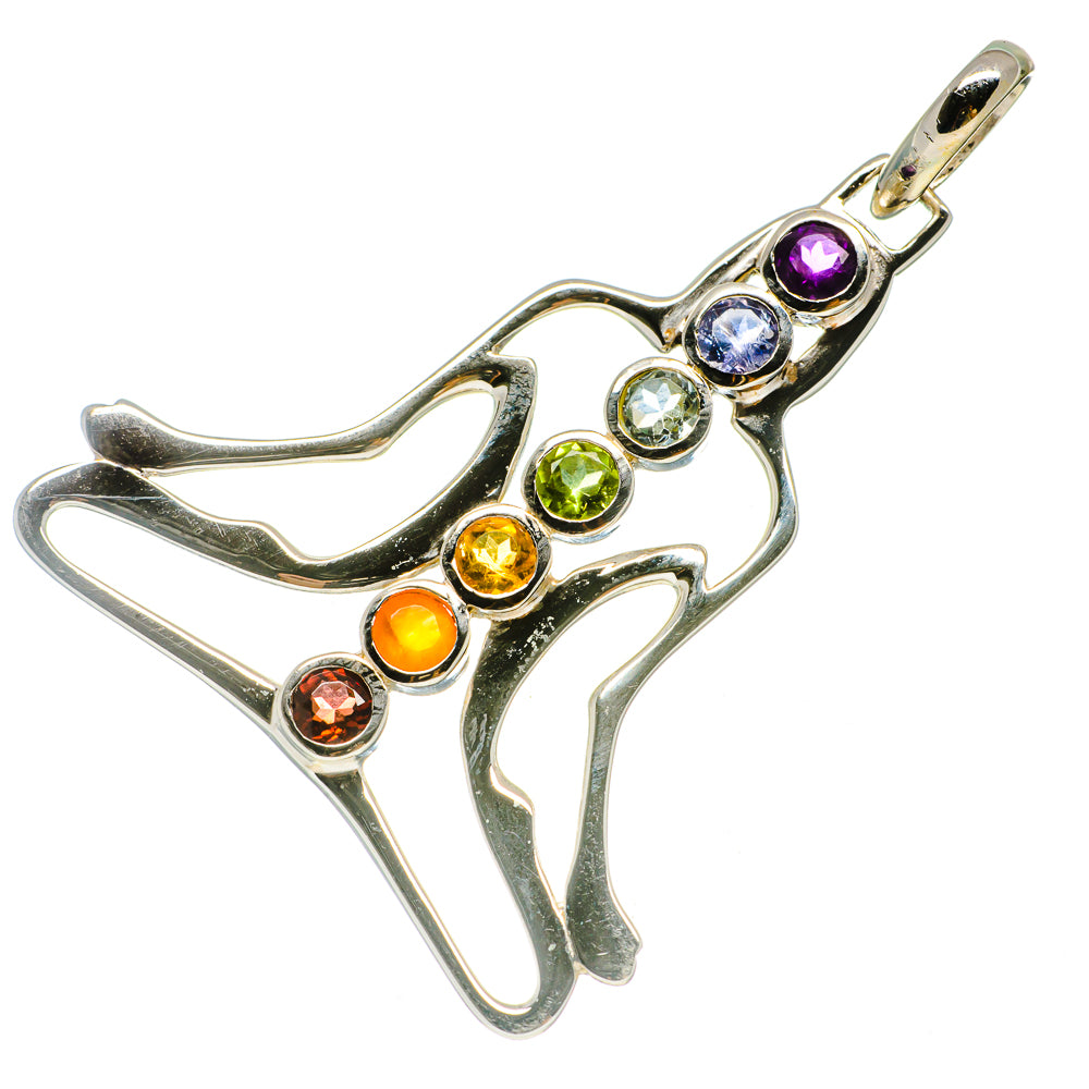 Multi-Stone Chakra Pendants handcrafted by Ana Silver Co - PD733183