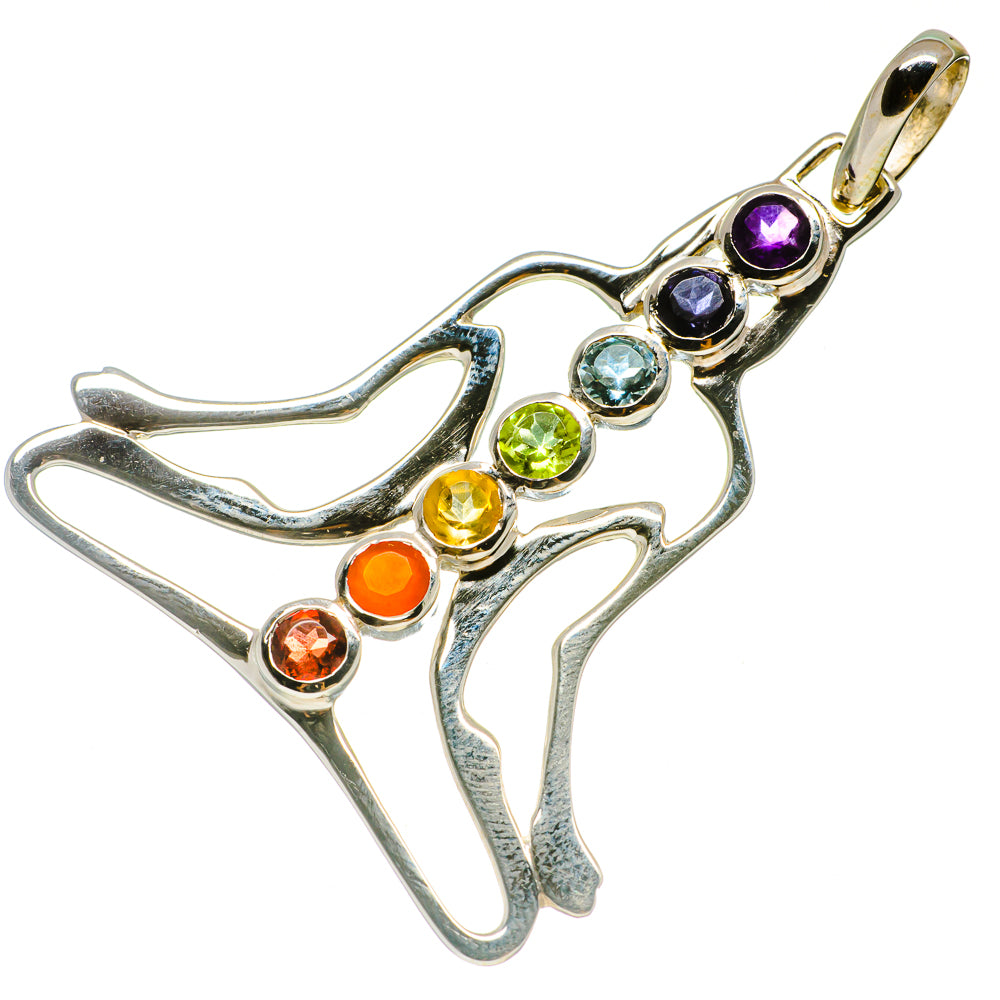 Multi-Stone Chakra Pendants handcrafted by Ana Silver Co - PD733189