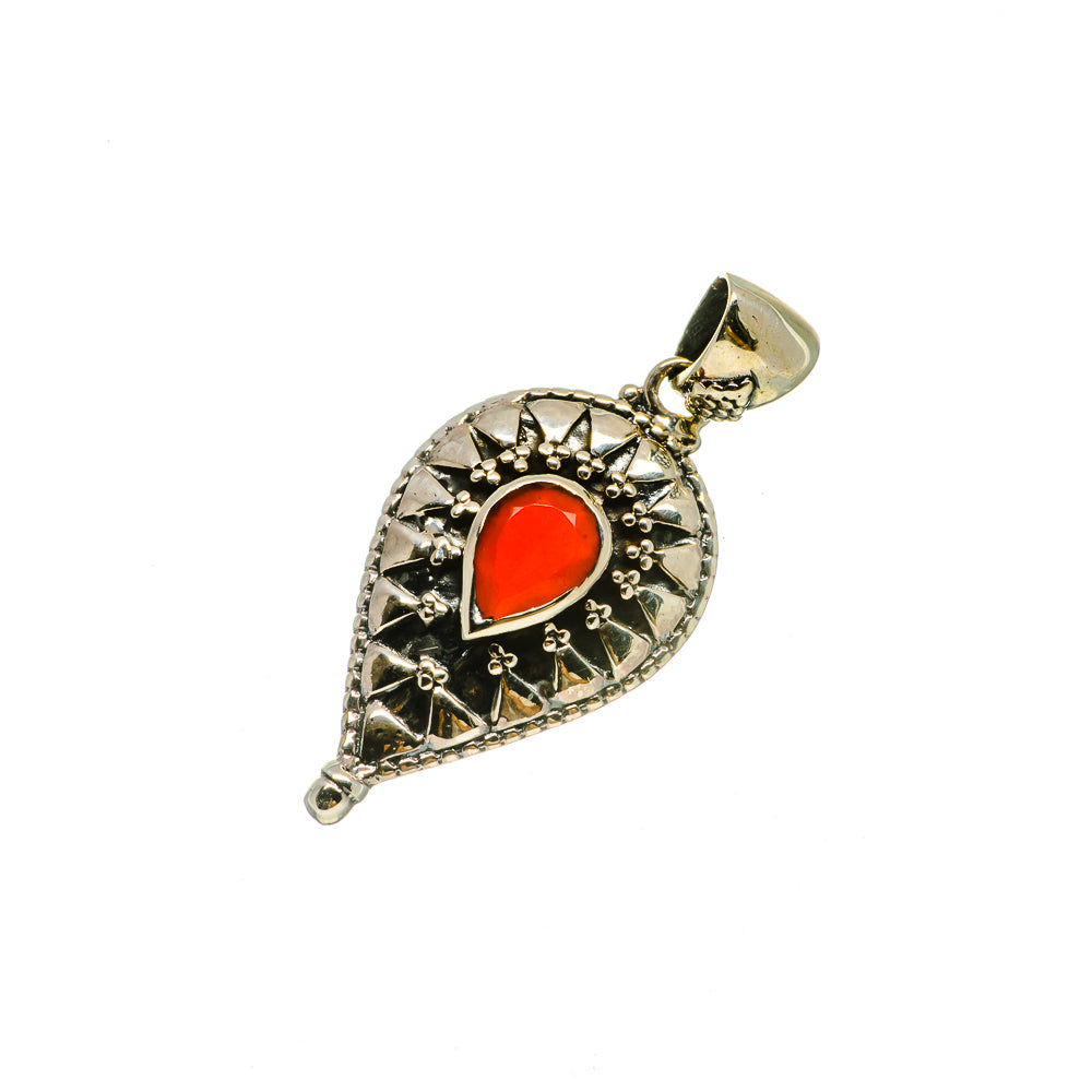 Red Onyx Pendants handcrafted by Ana Silver Co - PD733235