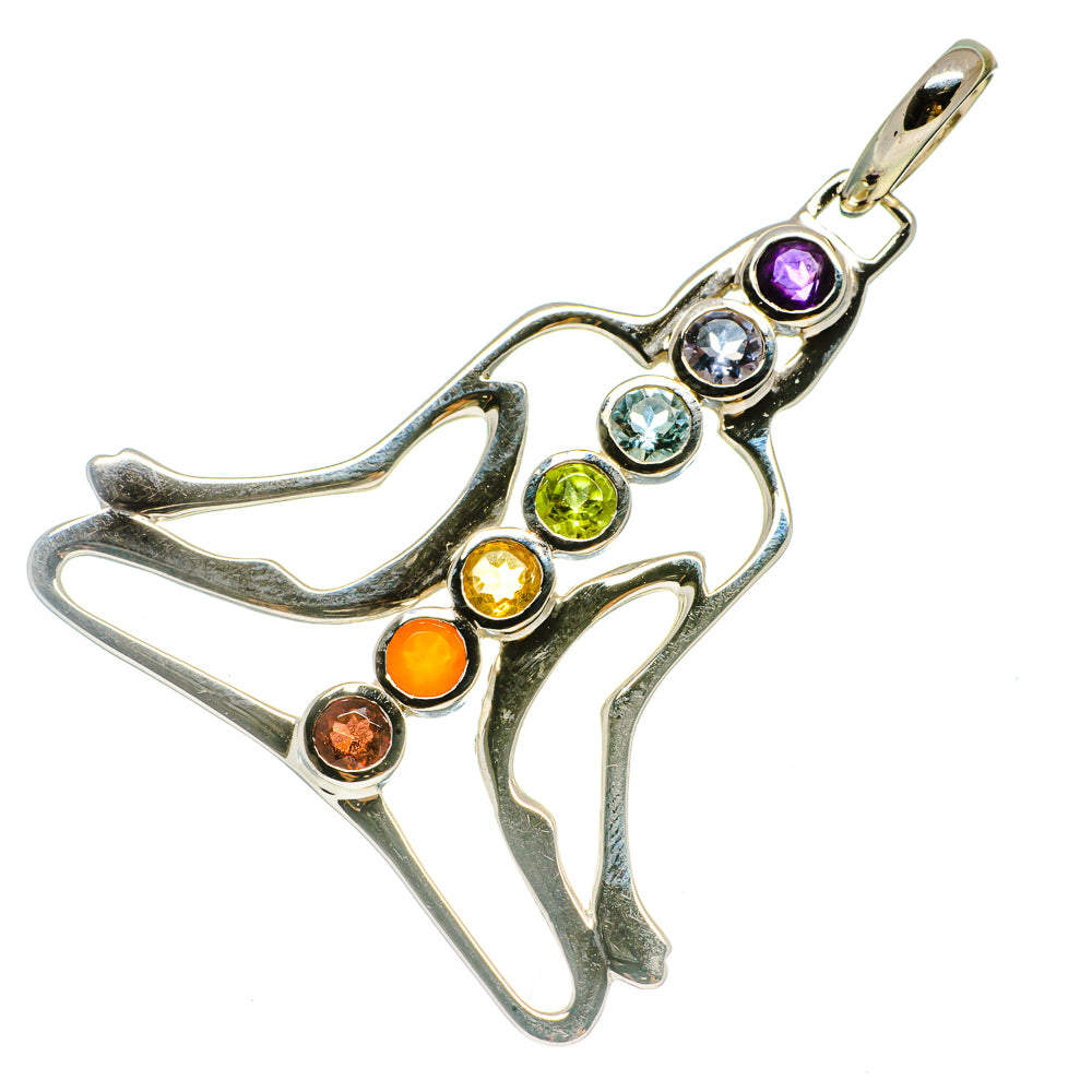Multi-Stone Chakra Pendants handcrafted by Ana Silver Co - PD733298