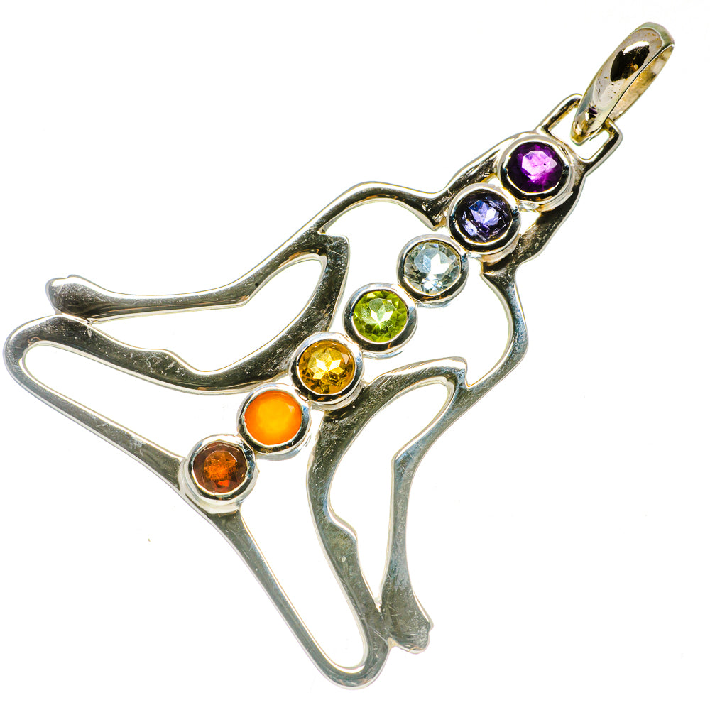 Multi-Stone Chakra Pendants handcrafted by Ana Silver Co - PD733426
