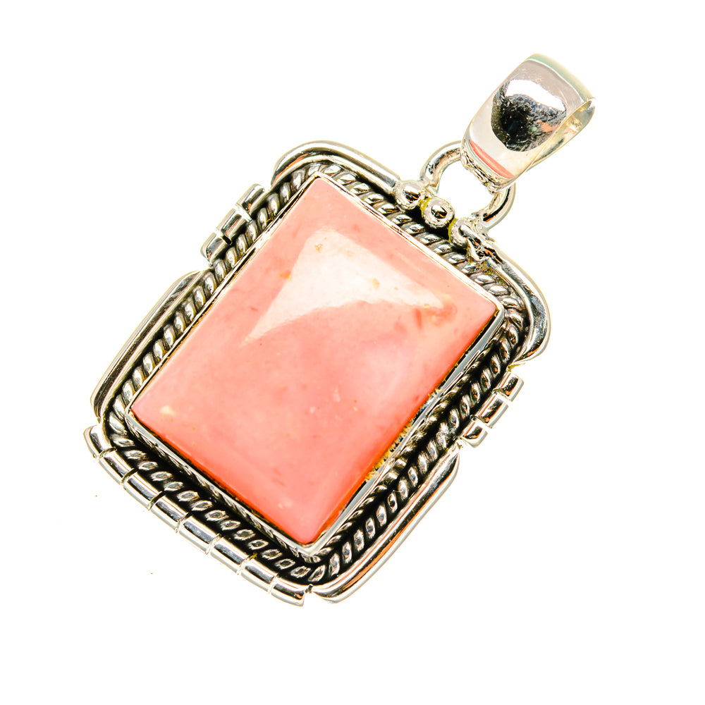Pink Opal Pendants handcrafted by Ana Silver Co - PD7340