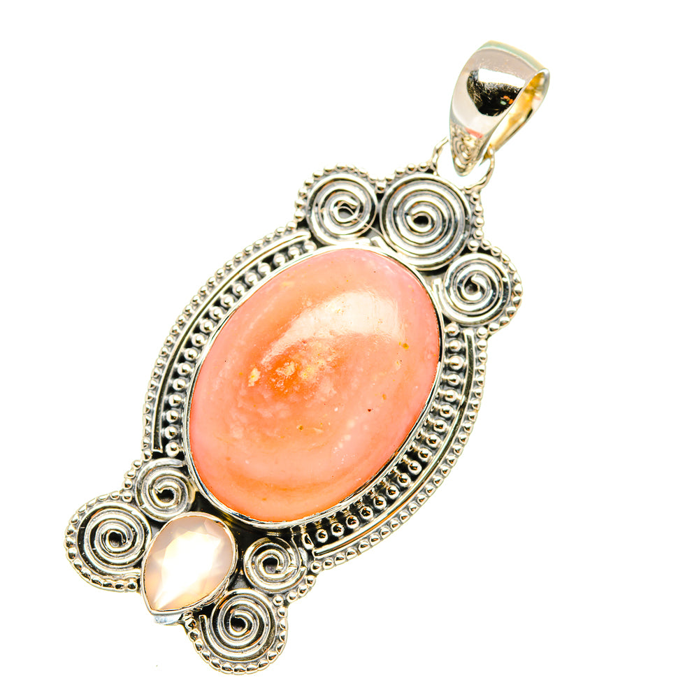 Pink Opal Pendants handcrafted by Ana Silver Co - PD7341