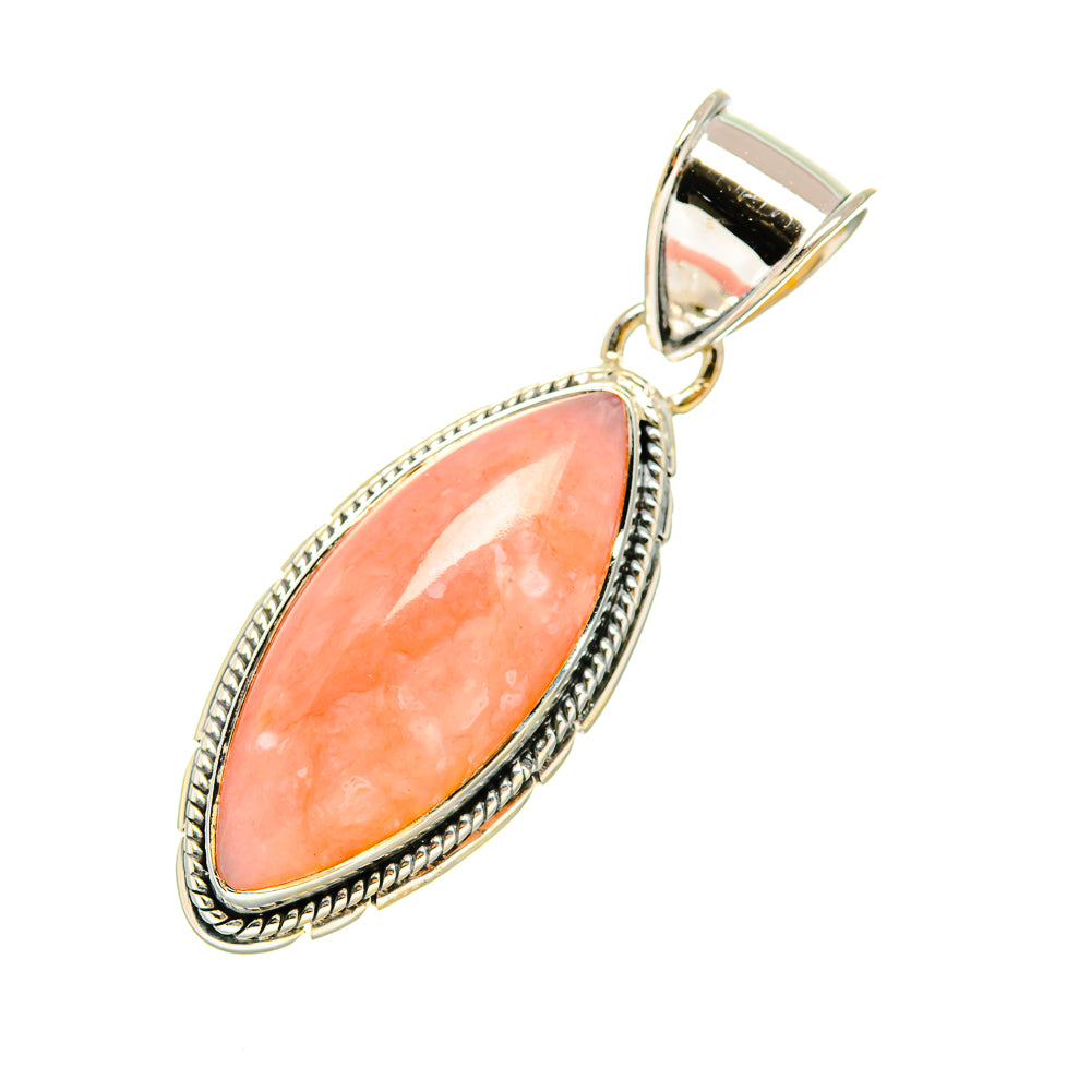 Pink Opal Pendants handcrafted by Ana Silver Co - PD7342
