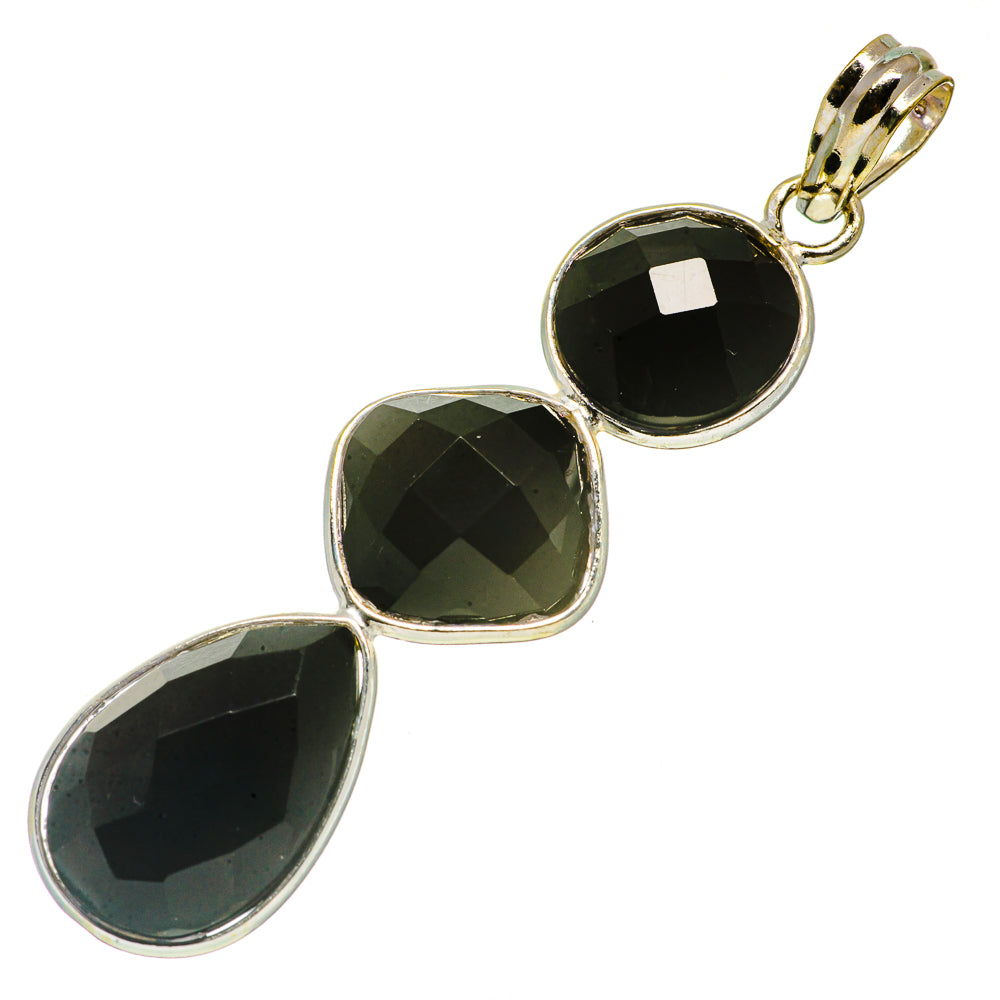 Black Onyx Pendants handcrafted by Ana Silver Co - PD734205