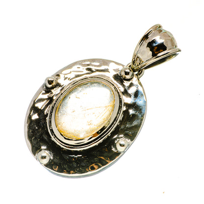 Rutilated Quartz Pendants handcrafted by Ana Silver Co - PD734295