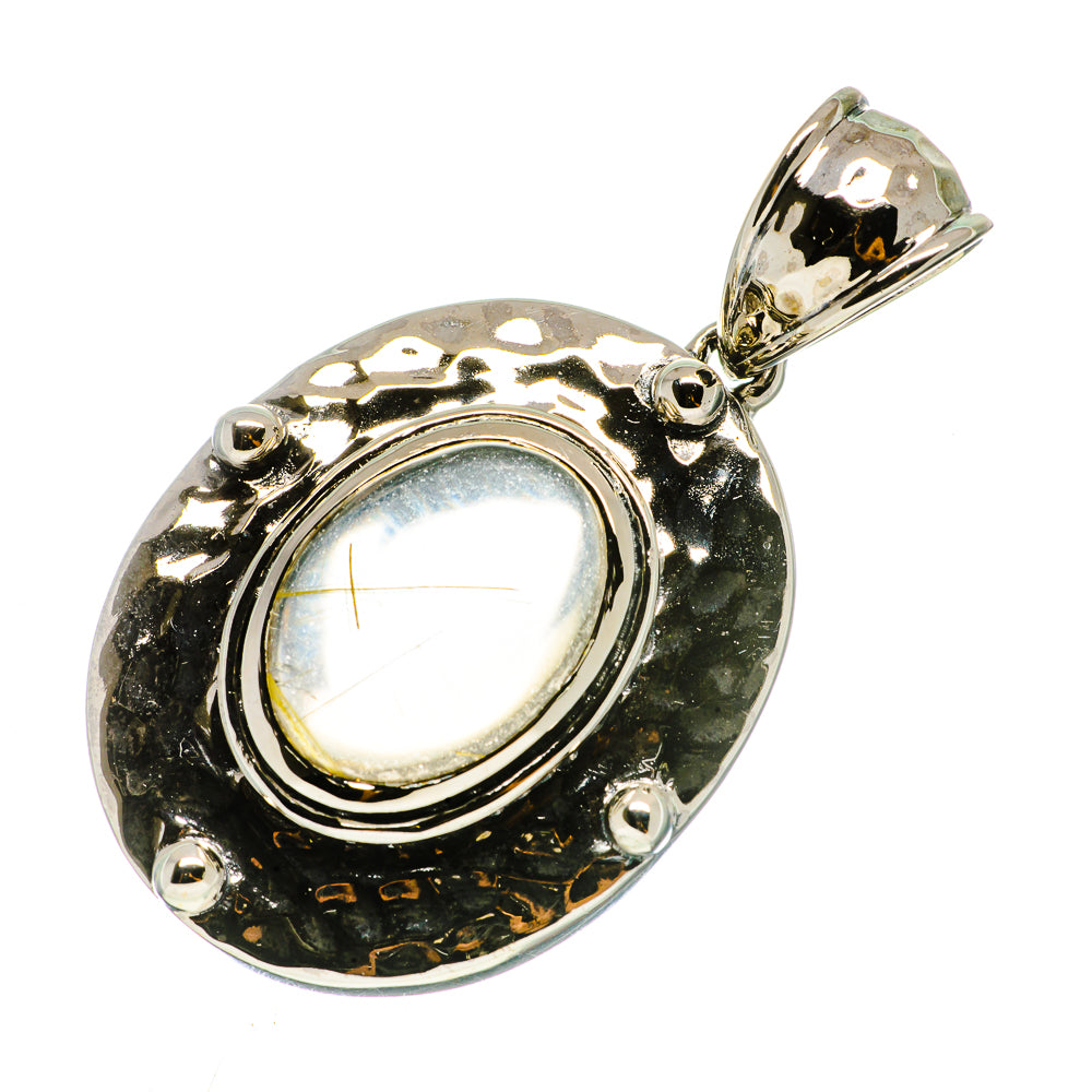 Rutilated Quartz Pendants handcrafted by Ana Silver Co - PD734582