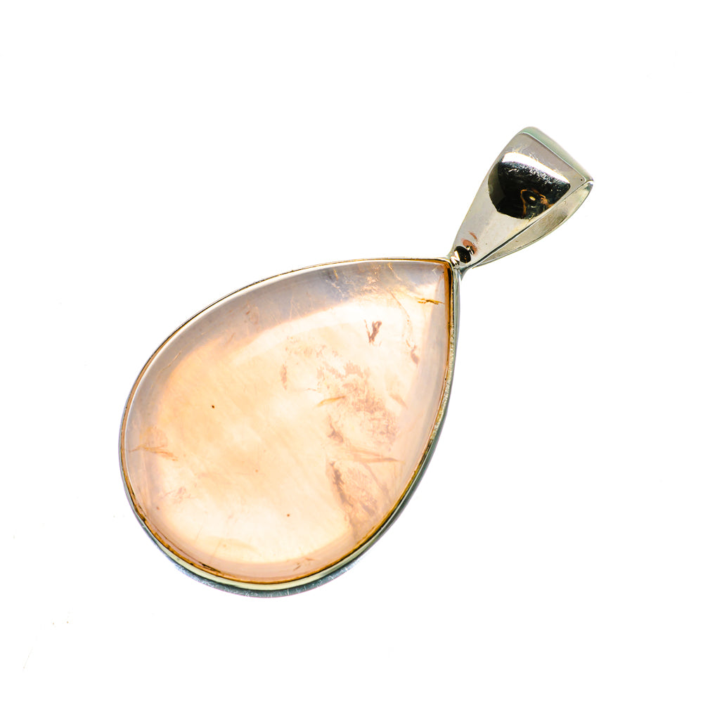 Rose Quartz Pendants handcrafted by Ana Silver Co - PD734612
