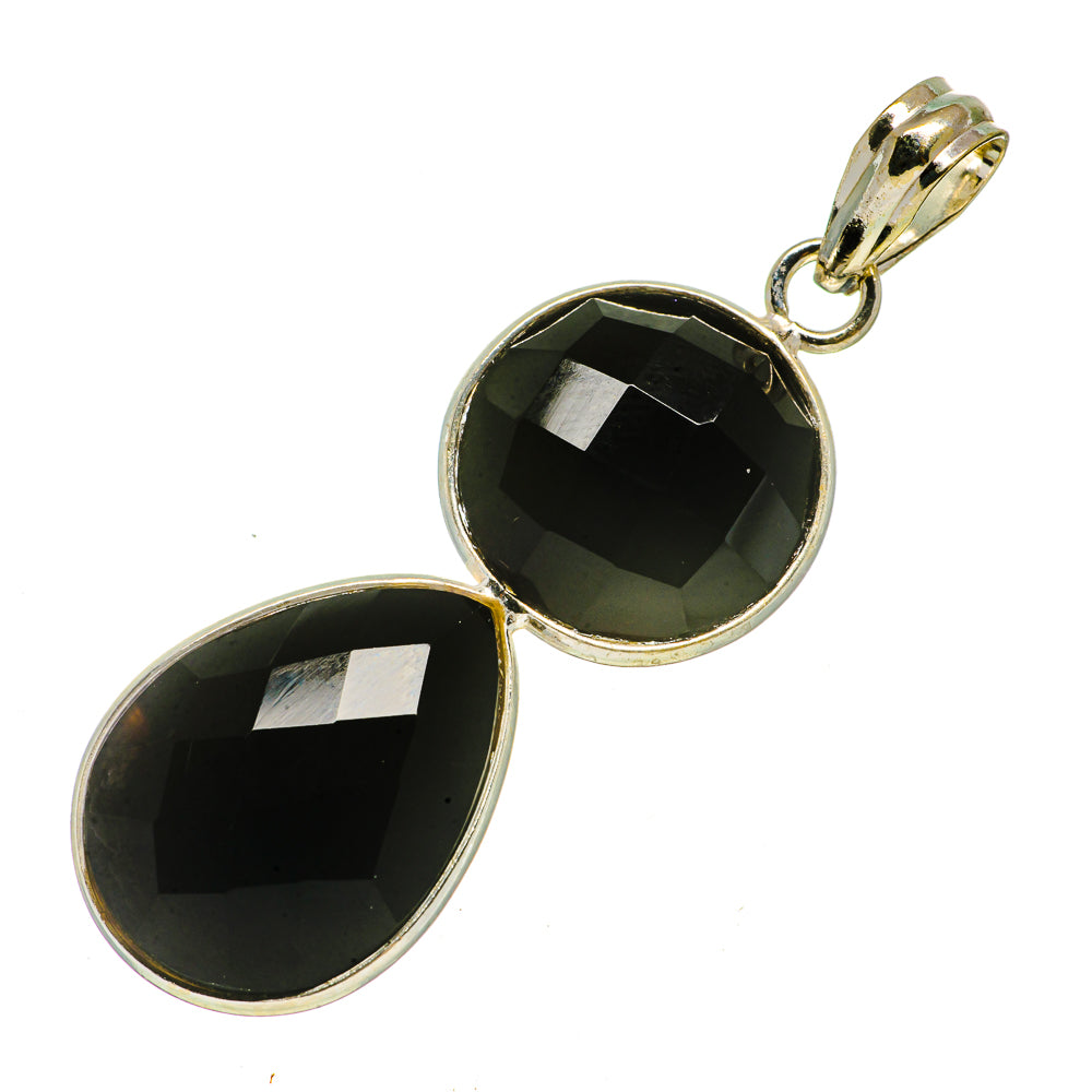 Black Onyx Pendants handcrafted by Ana Silver Co - PD734869