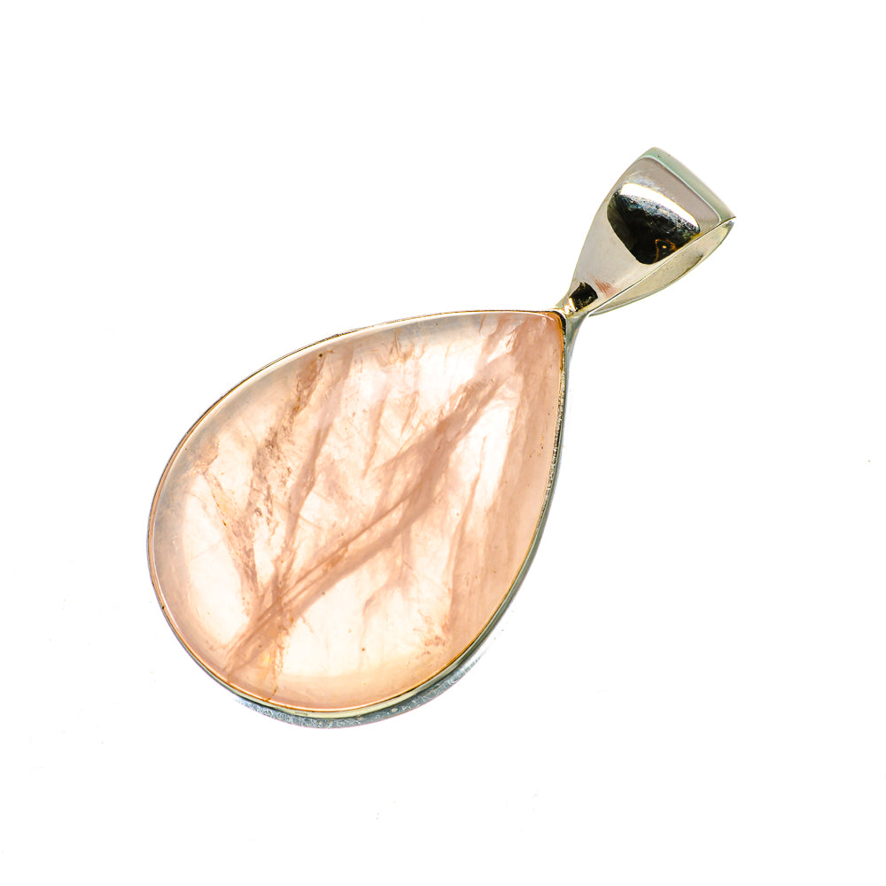Rose Quartz Pendants handcrafted by Ana Silver Co - PD735058