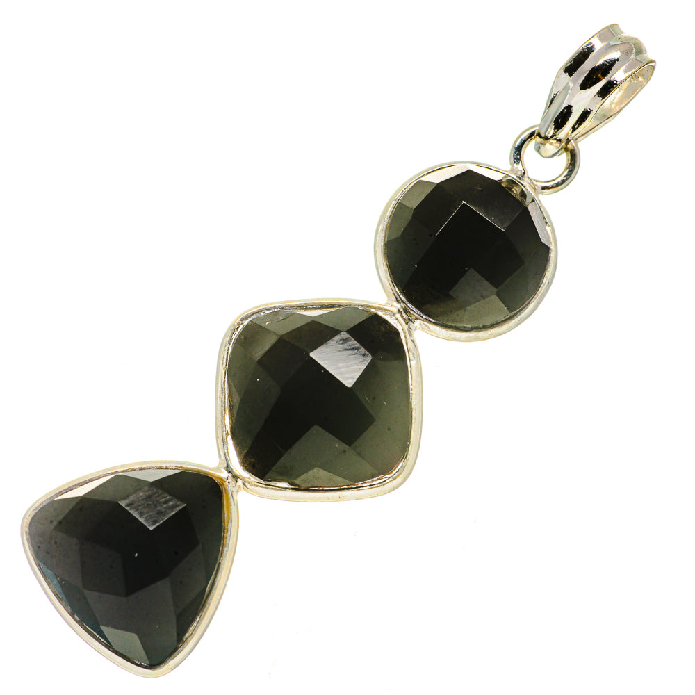 Black Onyx Pendants handcrafted by Ana Silver Co - PD735122