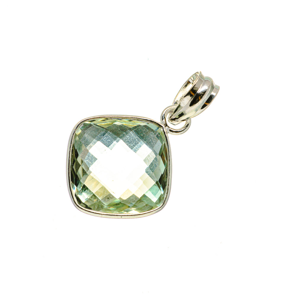 Green Amethyst Pendants handcrafted by Ana Silver Co - PD735174