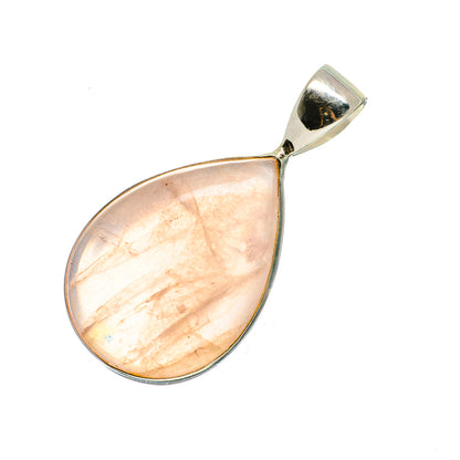 Rose Quartz Pendants handcrafted by Ana Silver Co - PD735403