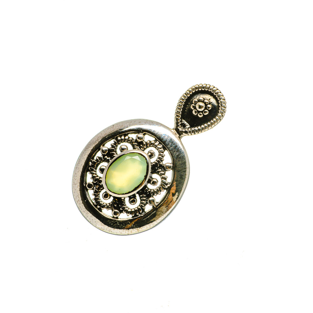 Prehnite Pendants handcrafted by Ana Silver Co - PD735507