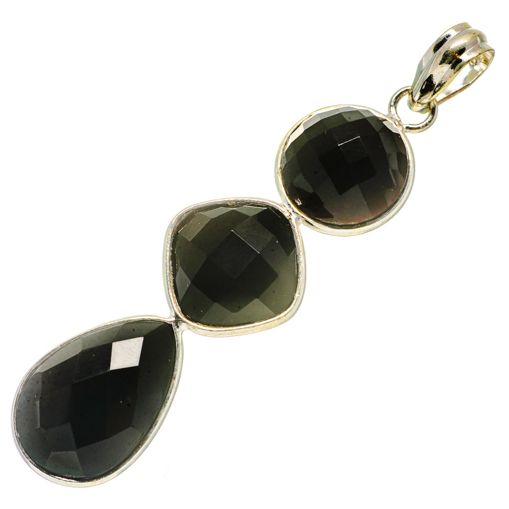 Black Onyx Pendants handcrafted by Ana Silver Co - PD735524