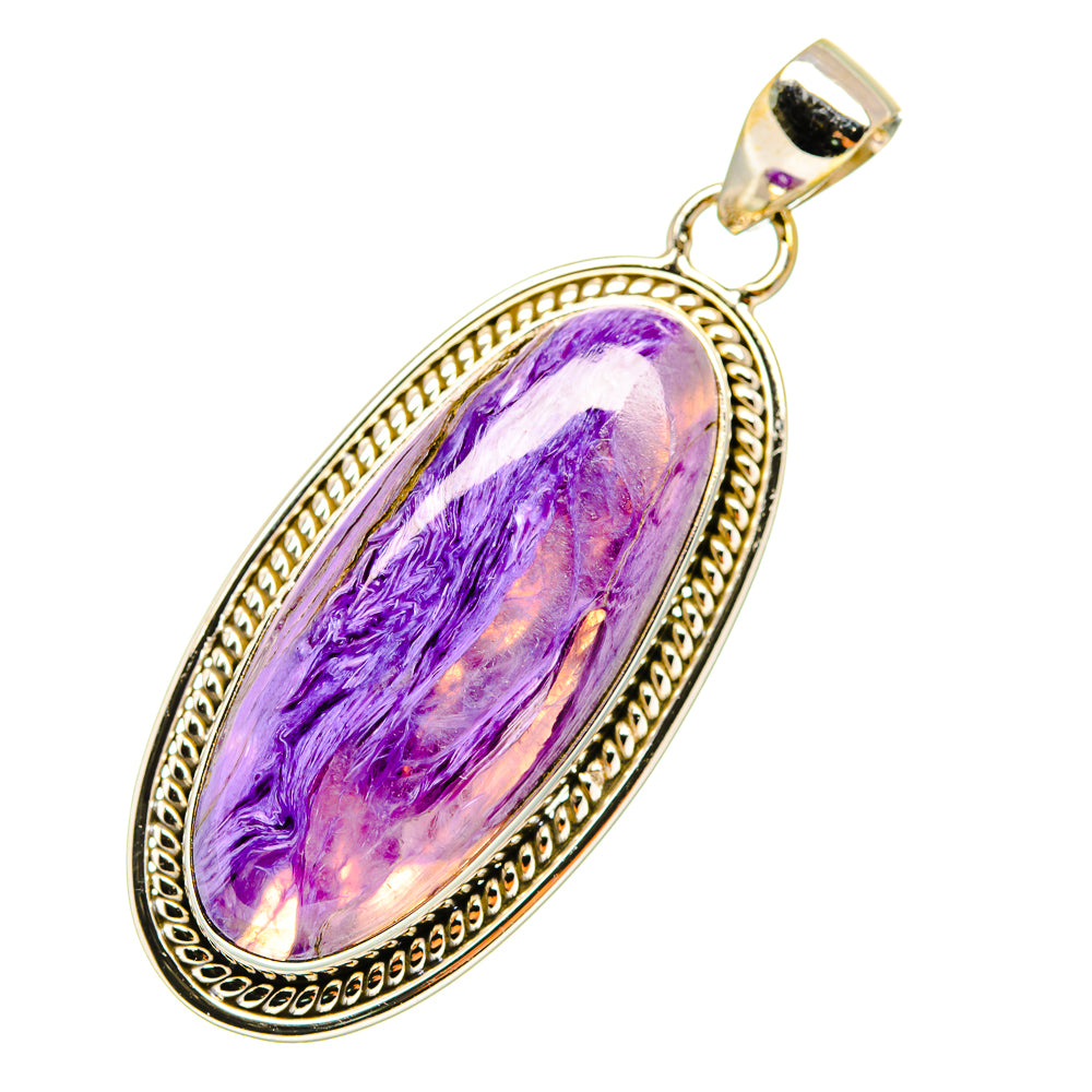 Charoite Pendants handcrafted by Ana Silver Co - PD7357