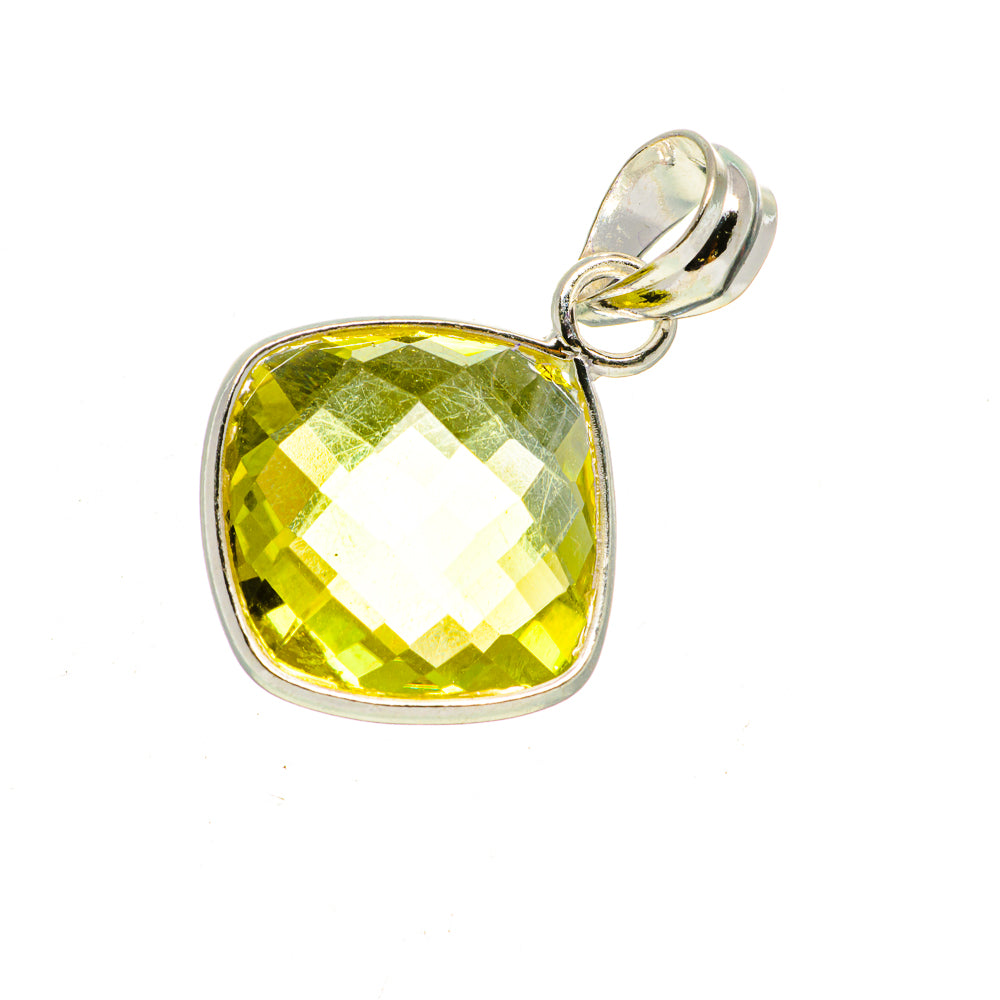 Lemon Quartz Pendants handcrafted by Ana Silver Co - PD735705