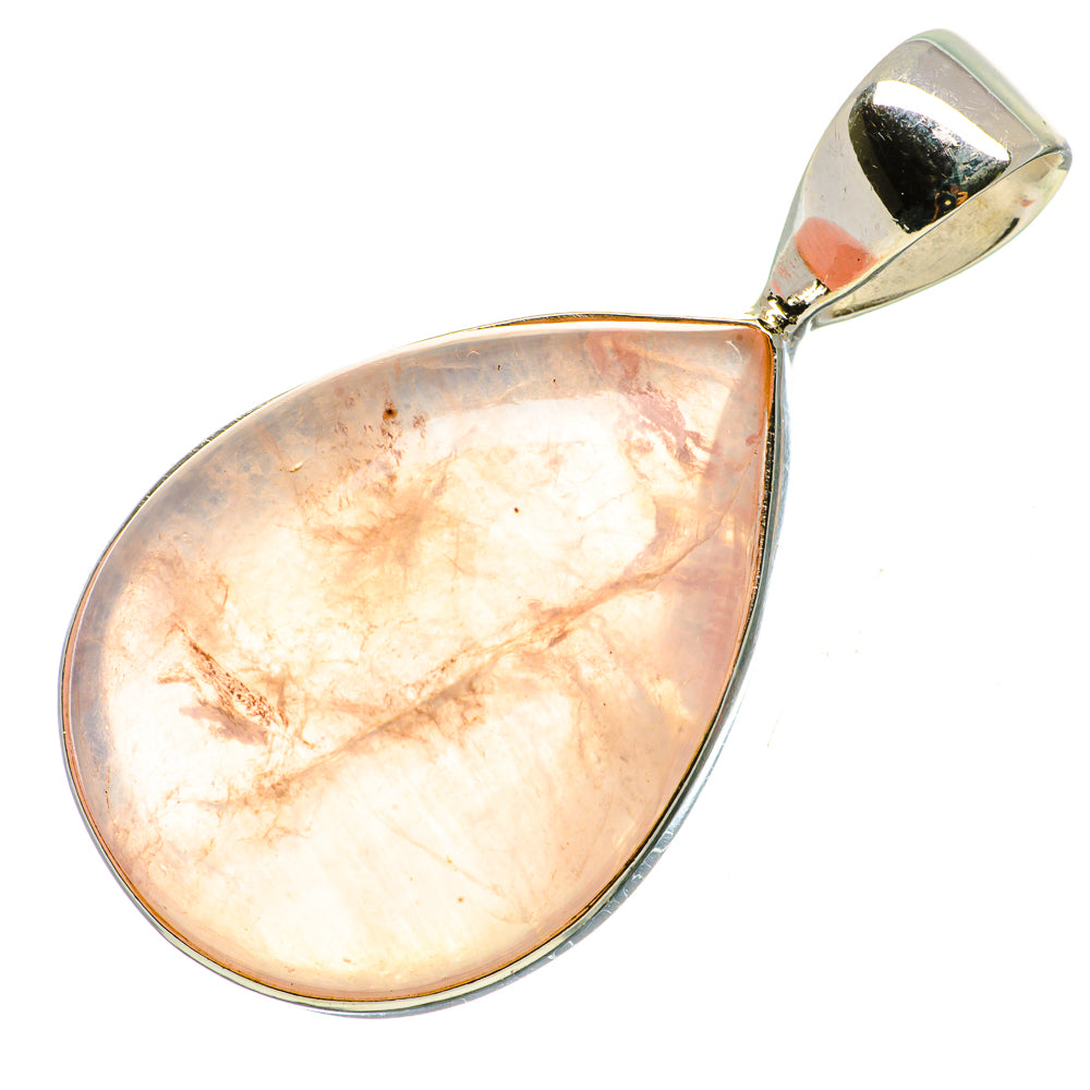 Rose Quartz Pendants handcrafted by Ana Silver Co - PD735789