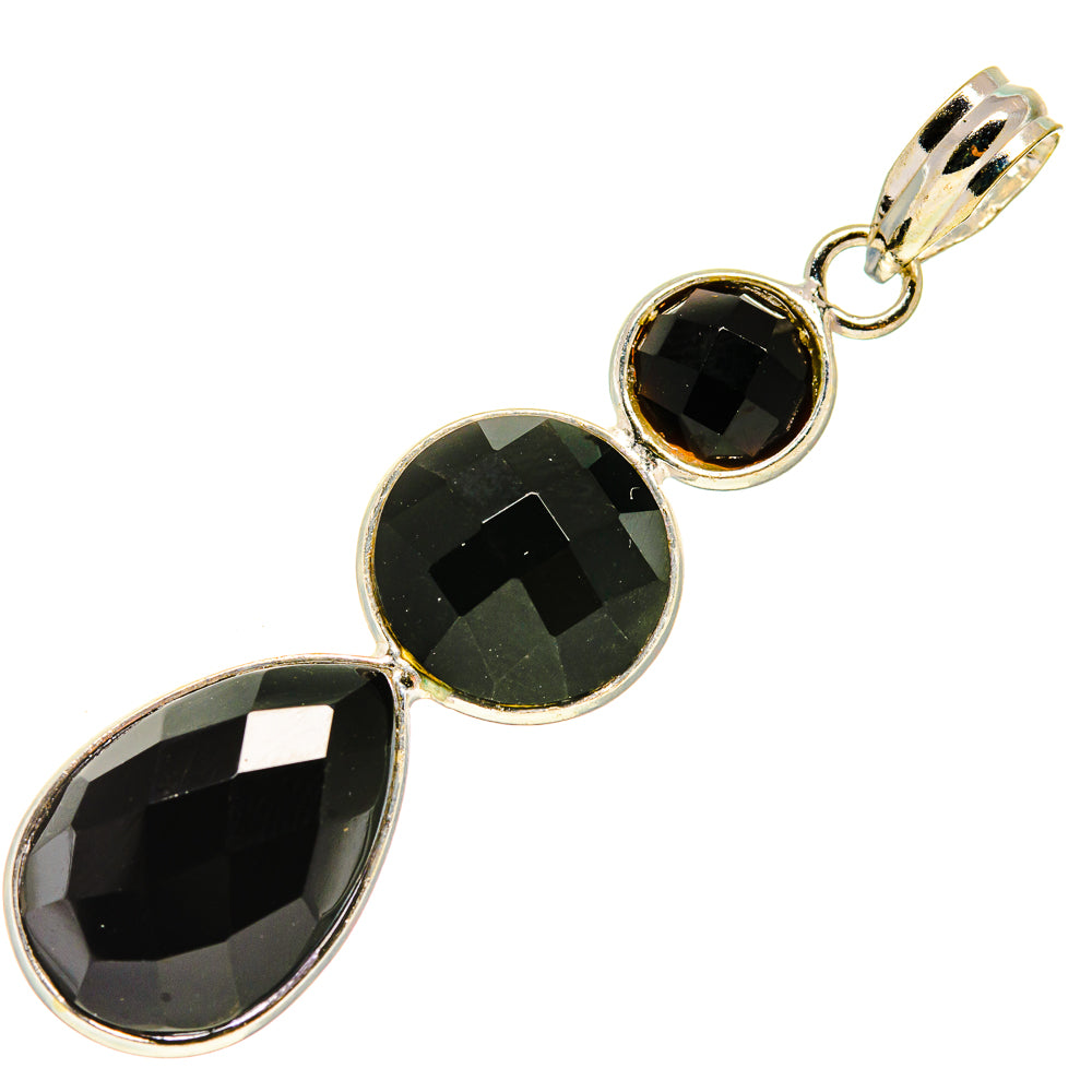 Black Onyx Pendants handcrafted by Ana Silver Co - PD736061