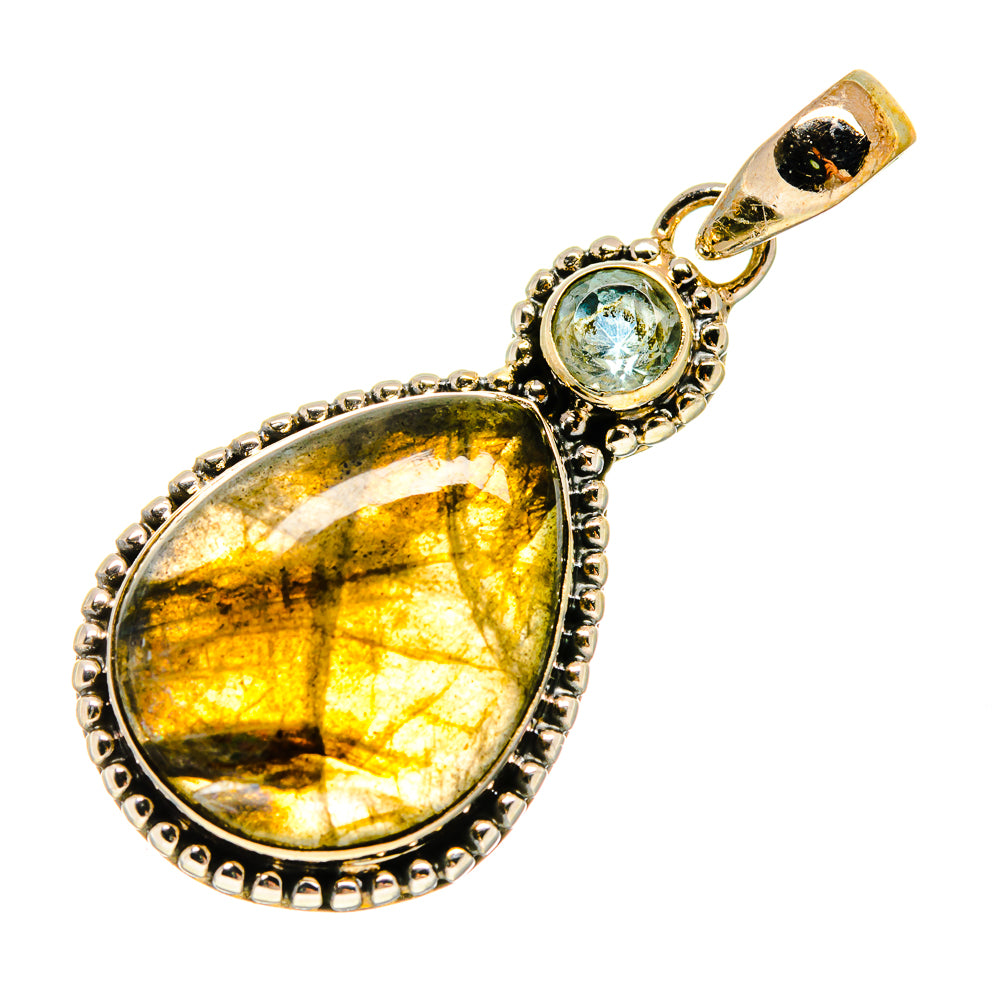 Labradorite Pendants handcrafted by Ana Silver Co - PD736482