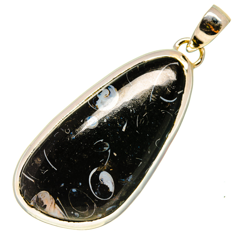Turritella Agate Pendants handcrafted by Ana Silver Co - PD736585