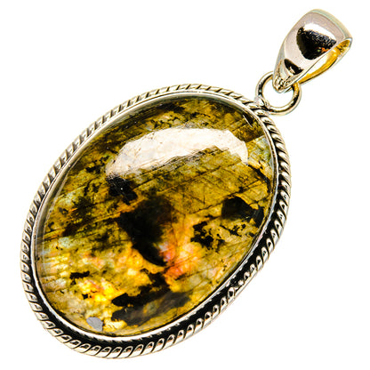 Labradorite Pendants handcrafted by Ana Silver Co - PD736708