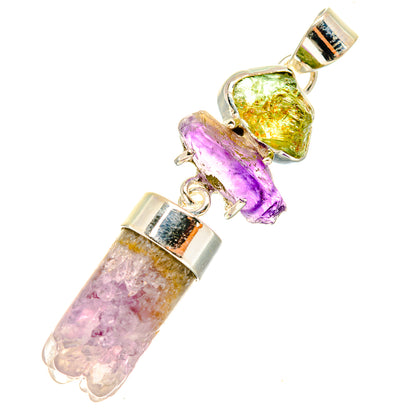 Amethyst Stalactite Pendants handcrafted by Ana Silver Co - PD7370