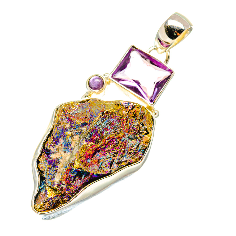 Titanium Druzy Pendants handcrafted by Ana Silver Co - PD7373