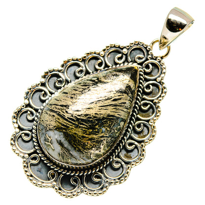 Feder Pyrite Pendants handcrafted by Ana Silver Co - PD737367