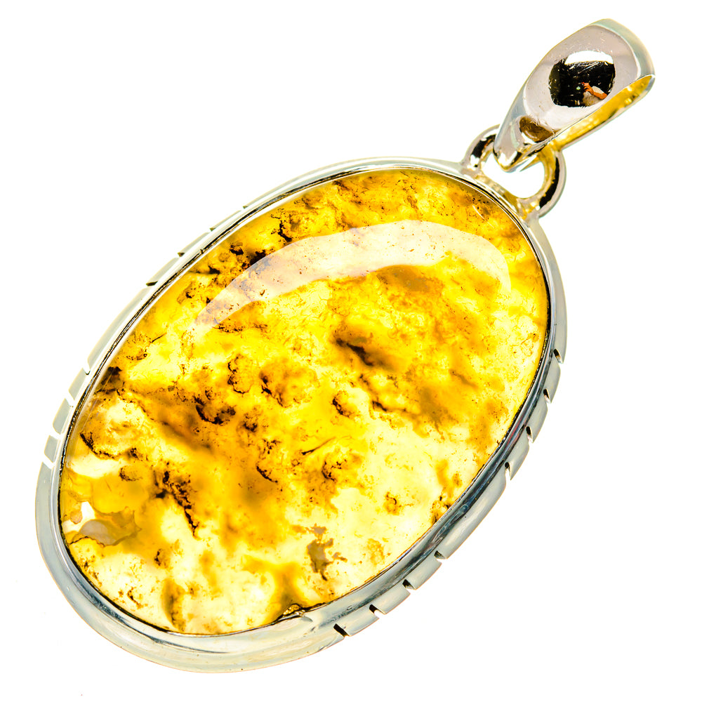Plume Agate Pendants handcrafted by Ana Silver Co - PD737655