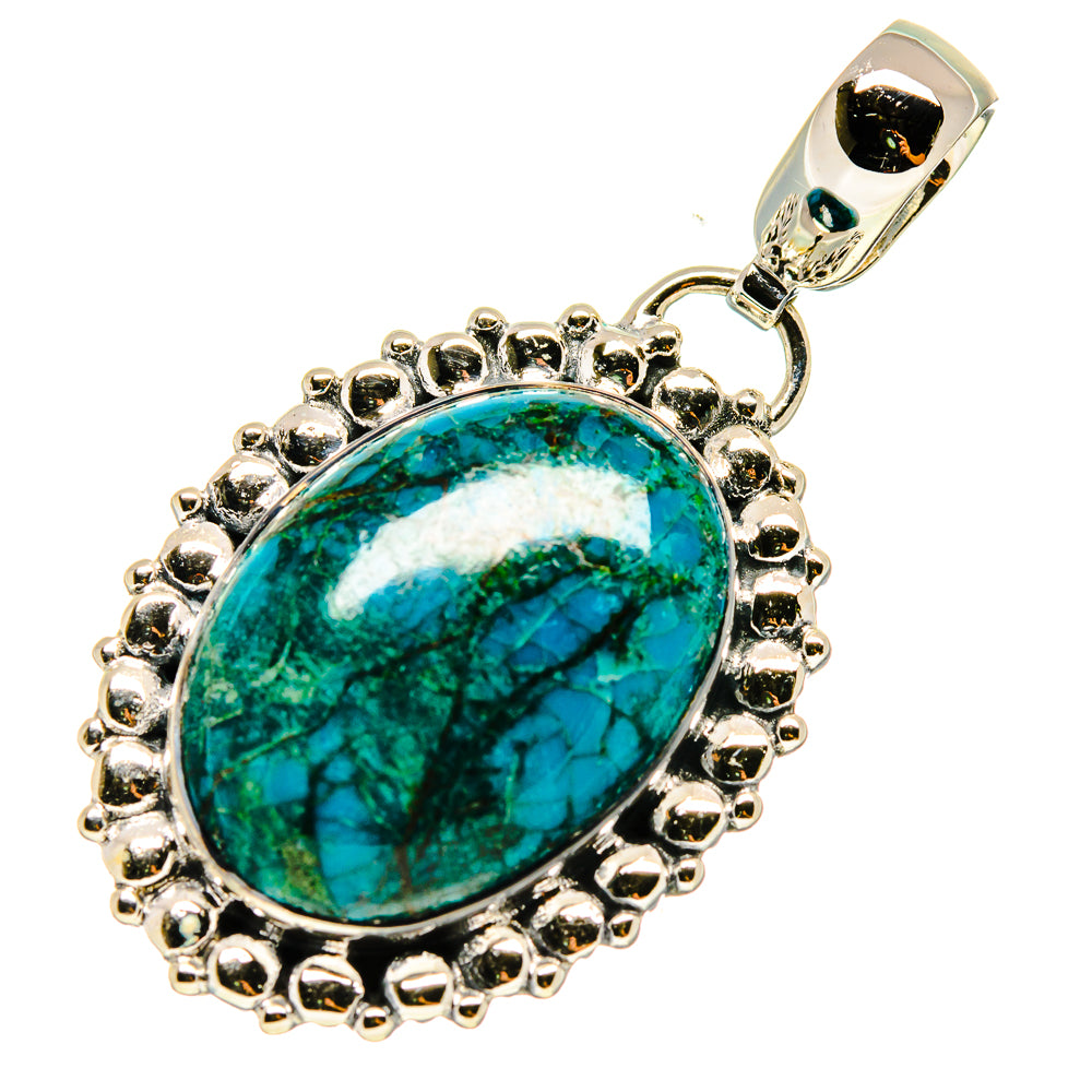 Chrysocolla Pendants handcrafted by Ana Silver Co - PD737726