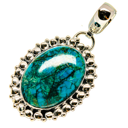 Chrysocolla Pendants handcrafted by Ana Silver Co - PD737726