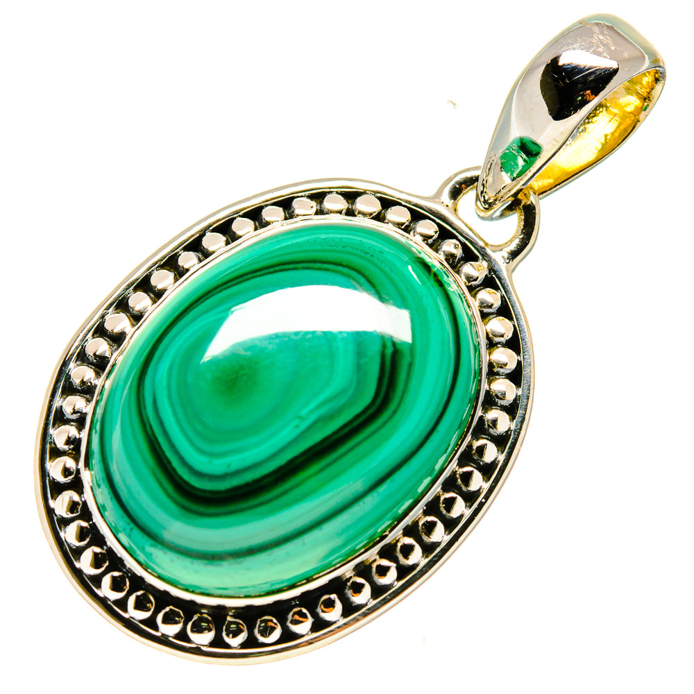 Malachite Pendants handcrafted by Ana Silver Co - PD737731