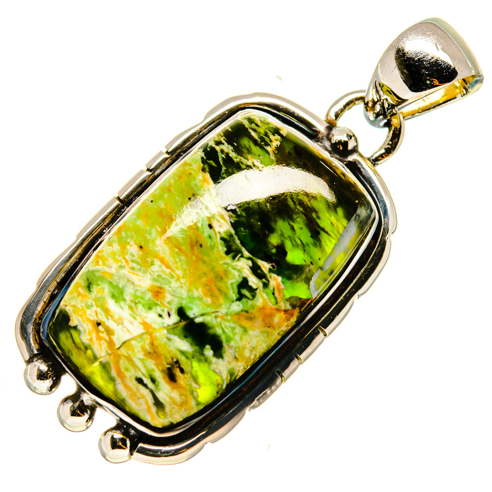 Australian Green Opal Pendants handcrafted by Ana Silver Co - PD737738