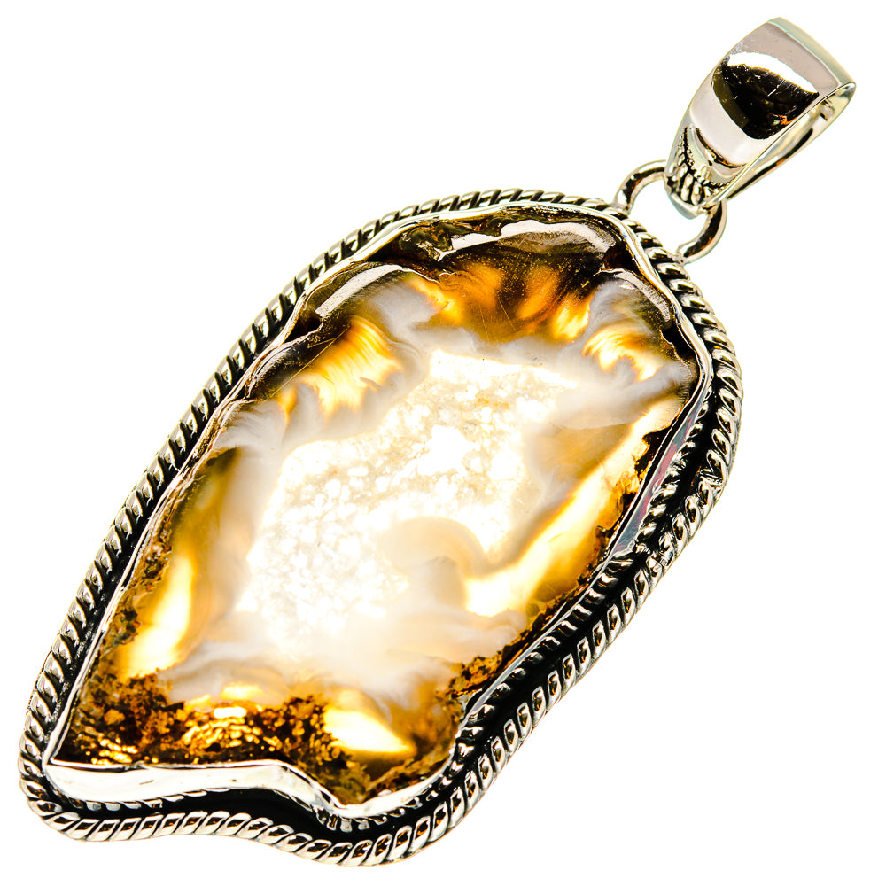 Occo Geode Slice Pendants handcrafted by Ana Silver Co - PD737775