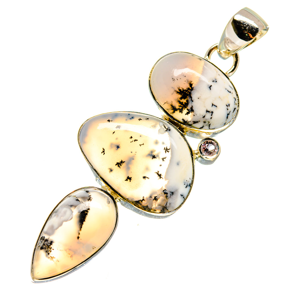 Dendritic Opal Pendants handcrafted by Ana Silver Co - PD737778