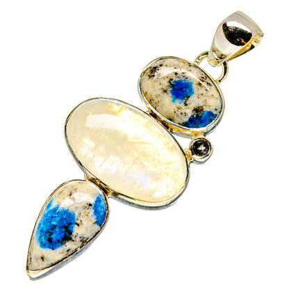 Rainbow Moonstone Pendants handcrafted by Ana Silver Co - PD737796